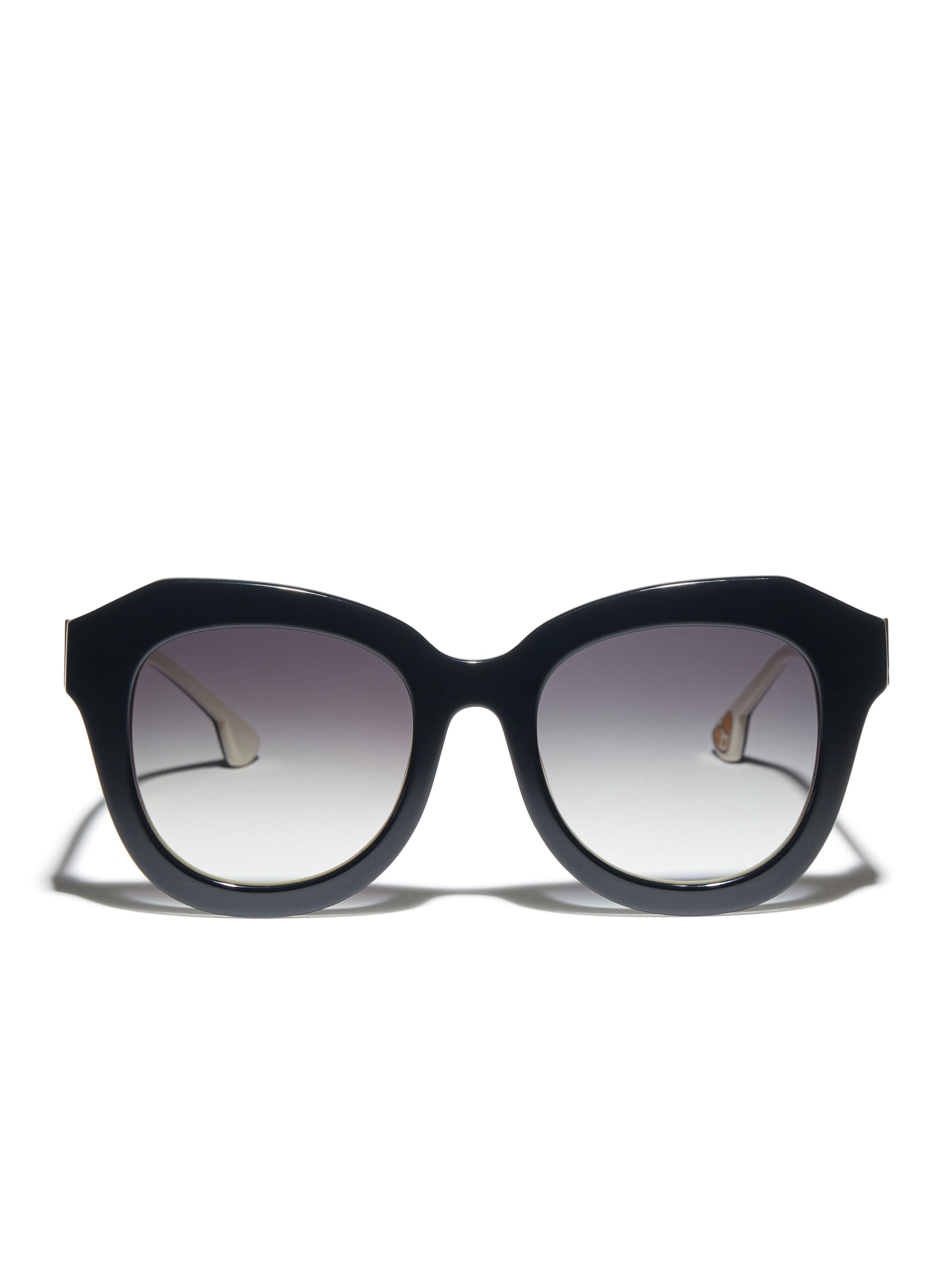 FRANK SUNGLASSES-BLACK/WHITE-ALICE + OLIVIA