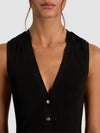 GILET BOUTONNÉ COL V PROFOND LOLY-ALICE + OLIVIA