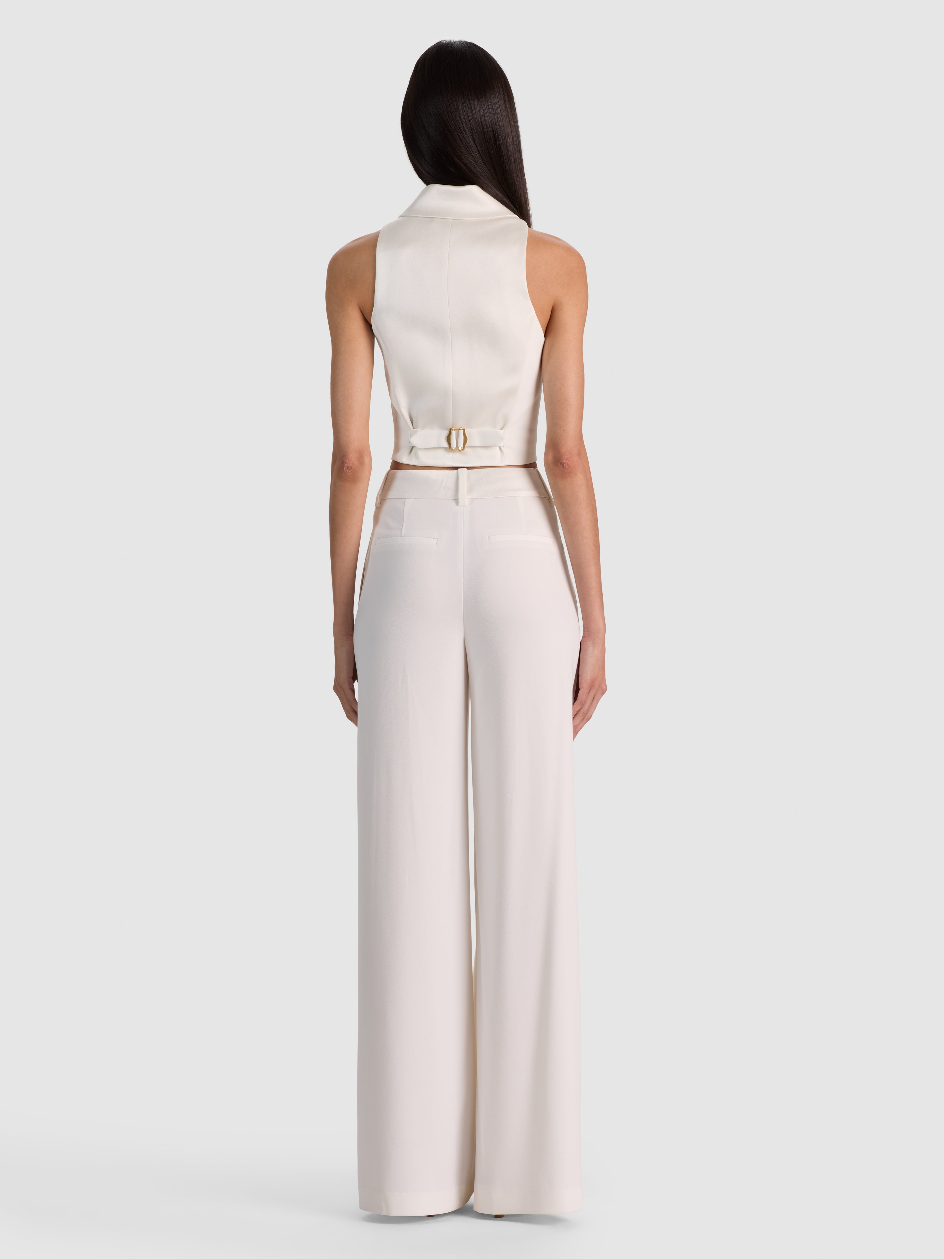 Top TESSA con scollo all'americana e revers lunghi-ALICE + OLIVIA