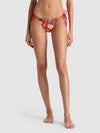 MALLORY REVERSIBLE SIDE-TIE TEENY BOTTOM-GARDEN VISTA CANDY APPLE-ALICE + OLIVIA