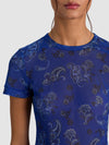 TESS CREW NECK TEE-BOUNDLESS PAISLEY SM-ALICE + OLIVIA