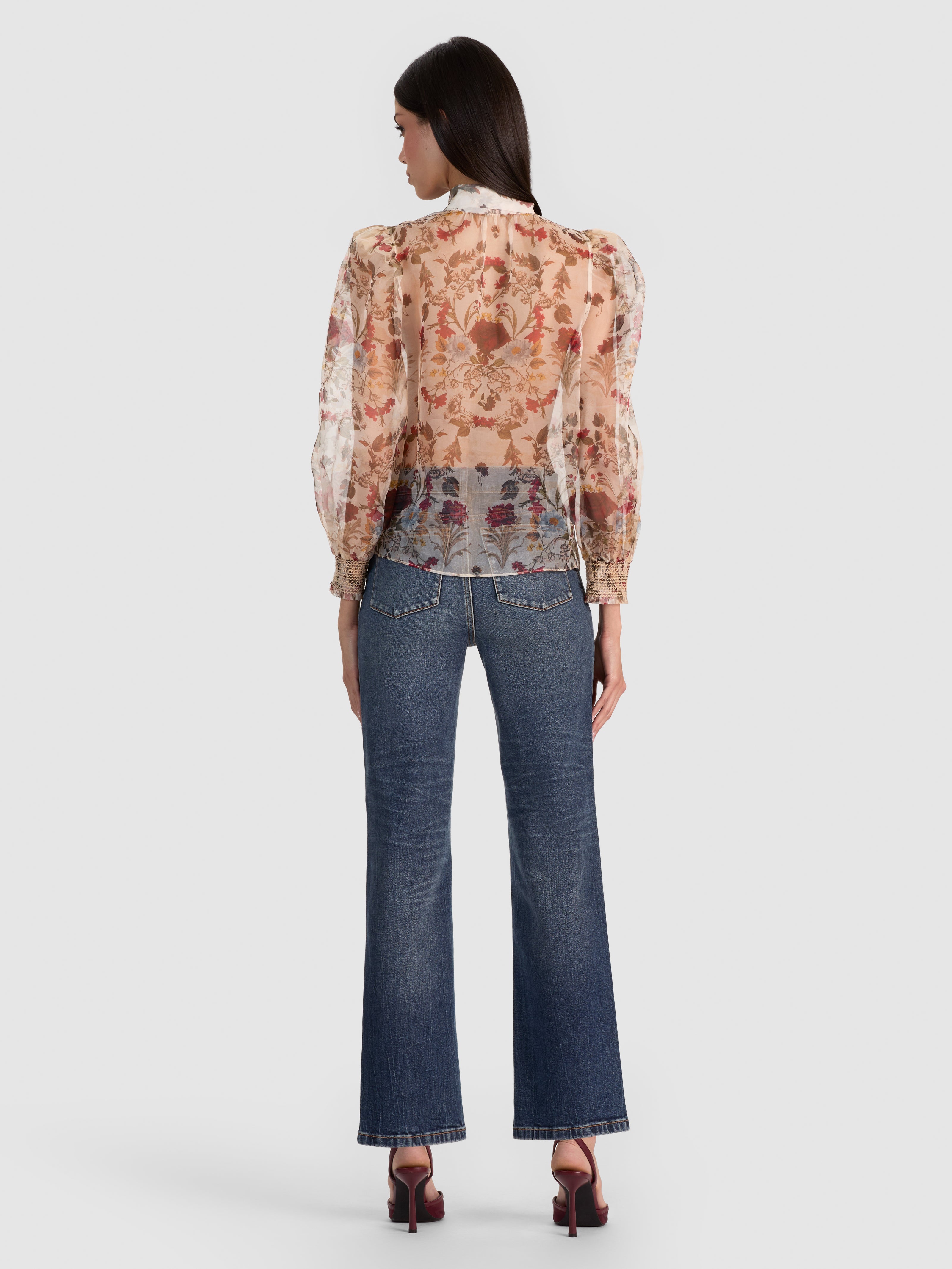 BRENTLEY TIE NECK BLOUSE-HEARTSTRINGS CHINO-ALICE + OLIVIA