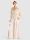 ANDERSON ALLOVER SEQUIN CARDIGAN-SOFT WHITE/WHITE-ALICE + OLIVIA