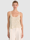 DÉBARDEUR NICOLETTE ENTIÈREMENT PAILLETÉ-SOFT WHITE/WHITE-ALICE + OLIVIA