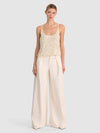 DÉBARDEUR NICOLETTE ENTIÈREMENT PAILLETÉ-SOFT WHITE/WHITE-ALICE + OLIVIA