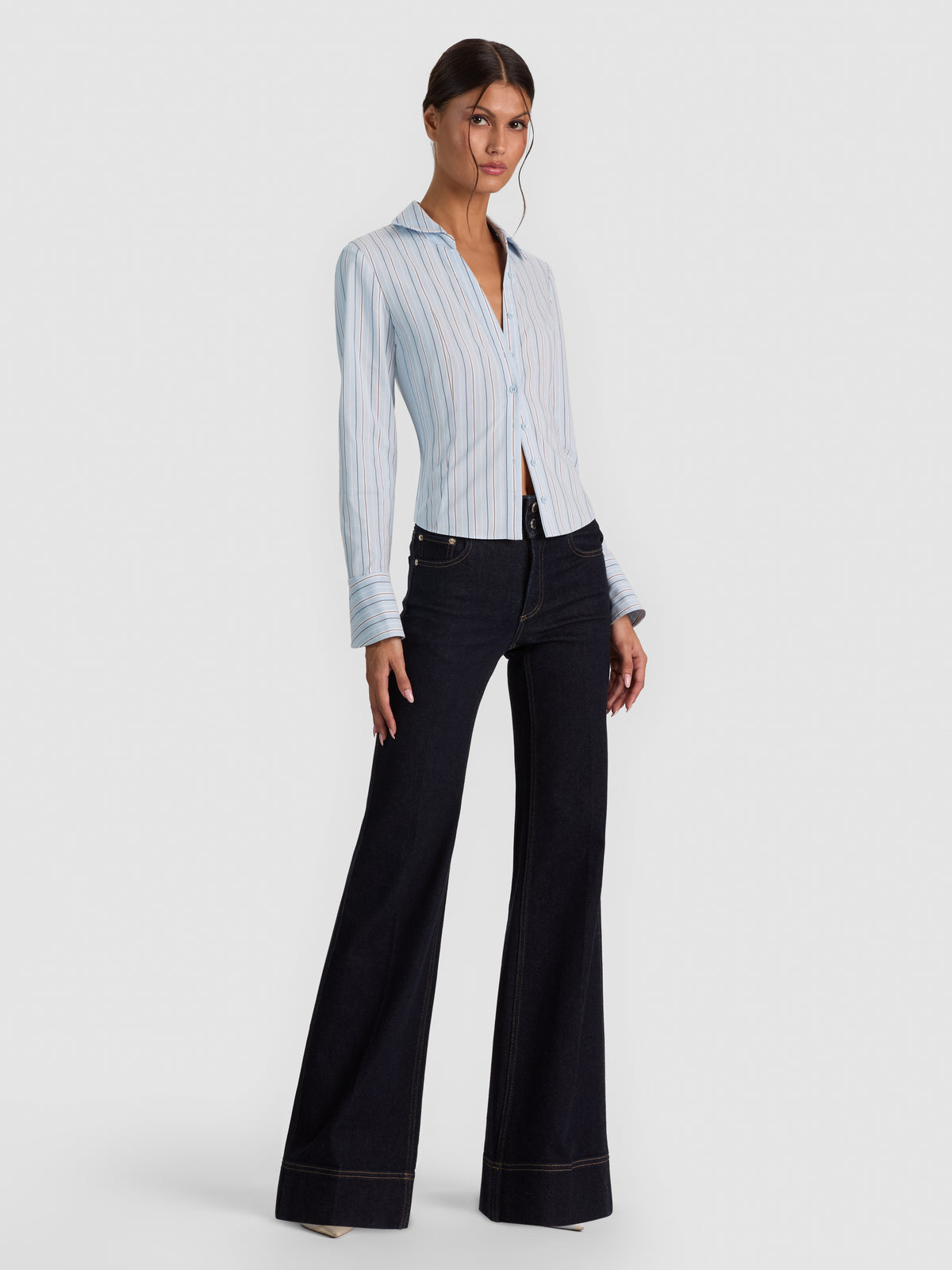 CHEMISIER BOUTONNÉ CINTRE FREYA-ALICE + OLIVIA