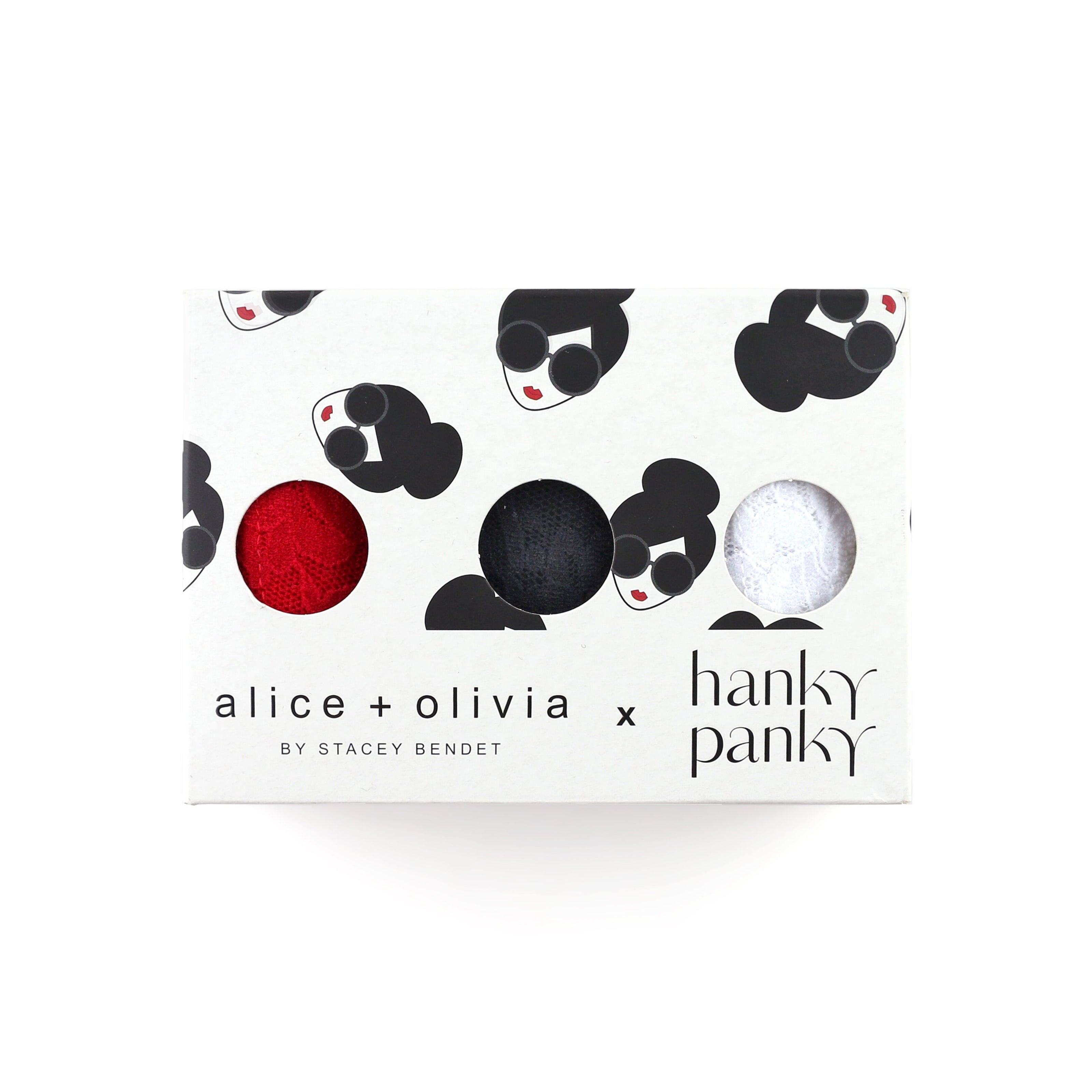 A+O X HANKY PANKY THONG SET-MULTI-ALICE + OLIVIA