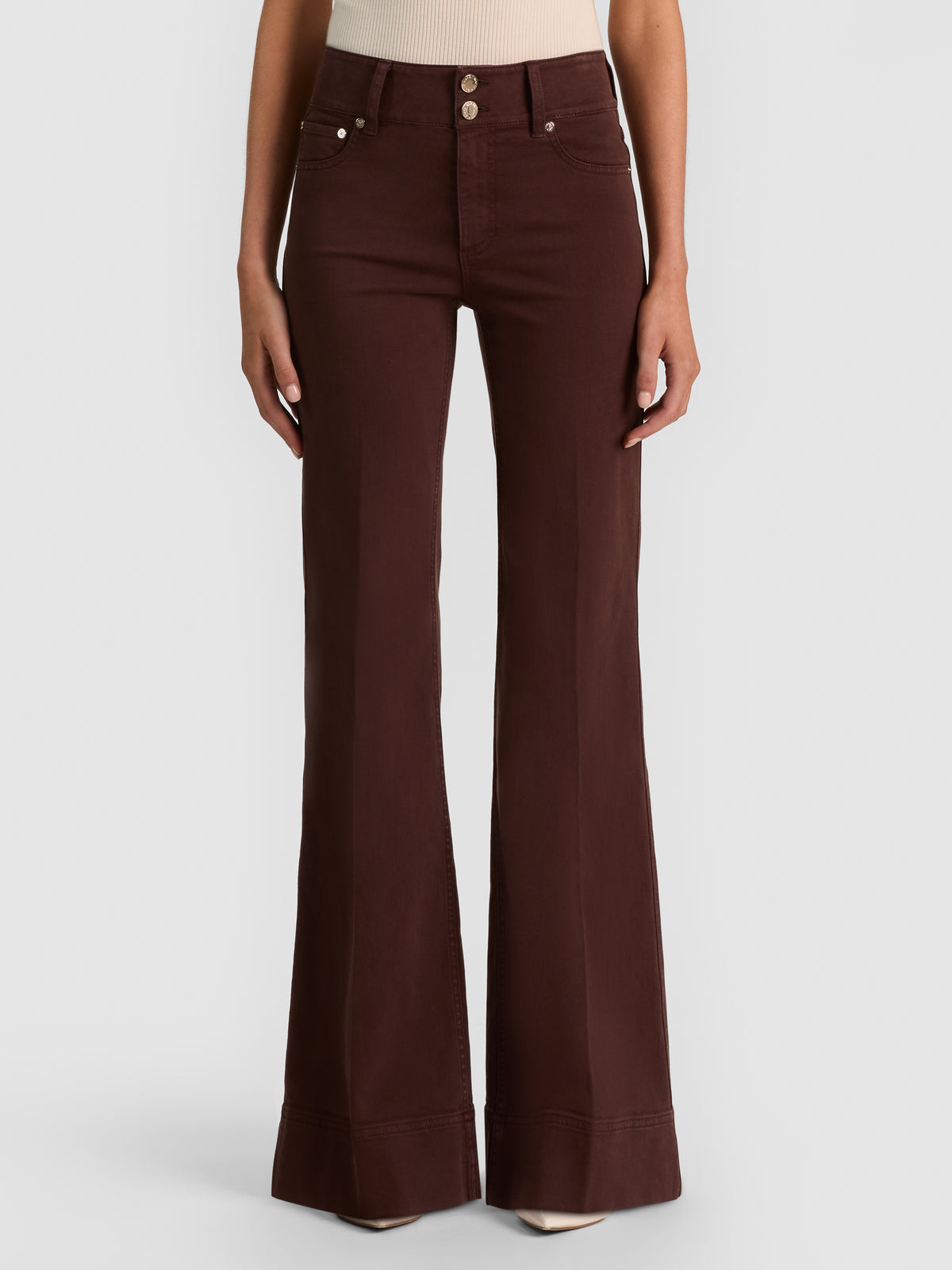 JEAN LARGE PARFAIT - CHOCOLAT FONCÉ