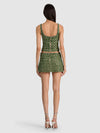 RUBI EMBELLISHED MINI SKORT-MEADOW GREEN-ALICE + OLIVIA
