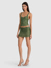 RUBI EMBELLISHED MINI SKORT-MEADOW GREEN-ALICE + OLIVIA