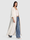 ALBA MAXI CARDIGAN LUNGO CON PAILLETTES VOLUMINOSE-OFF WHITE-ALICE + OLIVIA