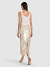 JUPE À ENFILER MI-LONGUE PAILLETÉE MAEVE-OFF WHITE-ALICE + OLIVIA
