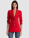 BLAZER ADERENTE BURNS CON ABBOTTONATURA A 2 BOTTONI SUL DAVANTI-CANDY APPLE-ALICE + OLIVIA