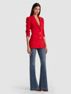 BLAZER ADERENTE BURNS CON ABBOTTONATURA A 2 BOTTONI SUL DAVANTI-CANDY APPLE-ALICE + OLIVIA