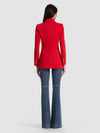 BLAZER ADERENTE BURNS CON ABBOTTONATURA A 2 BOTTONI SUL DAVANTI-CANDY APPLE-ALICE + OLIVIA