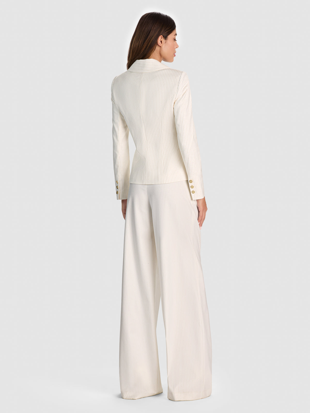 BLAZER SUPER ADERENTE SHAE-OFF WHITE/GOLD-ALICE + OLIVIA