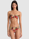 ASPEN REVERSIBLE SCALLOPED BANDEAU-METRO STRIPE MIDNIGHT BLUE LG-ALICE + OLIVIA