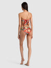 A+O X PQ SWIM ASPEN REVERSIBLE SCALLOPED BANDEAU-GARDEN VISTA CANDY APPLE-ALICE + OLIVIA