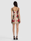 EVE EMBELLISHED MINI DRESS-FLORAL RADIANCE-ALICE + OLIVIA