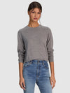 CAROLEE CASHMERE PULLOVER-MEDIUM HEATHER GREY-ALICE + OLIVIA