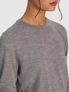CAROLEE CASHMERE PULLOVER-MEDIUM HEATHER GREY-ALICE + OLIVIA