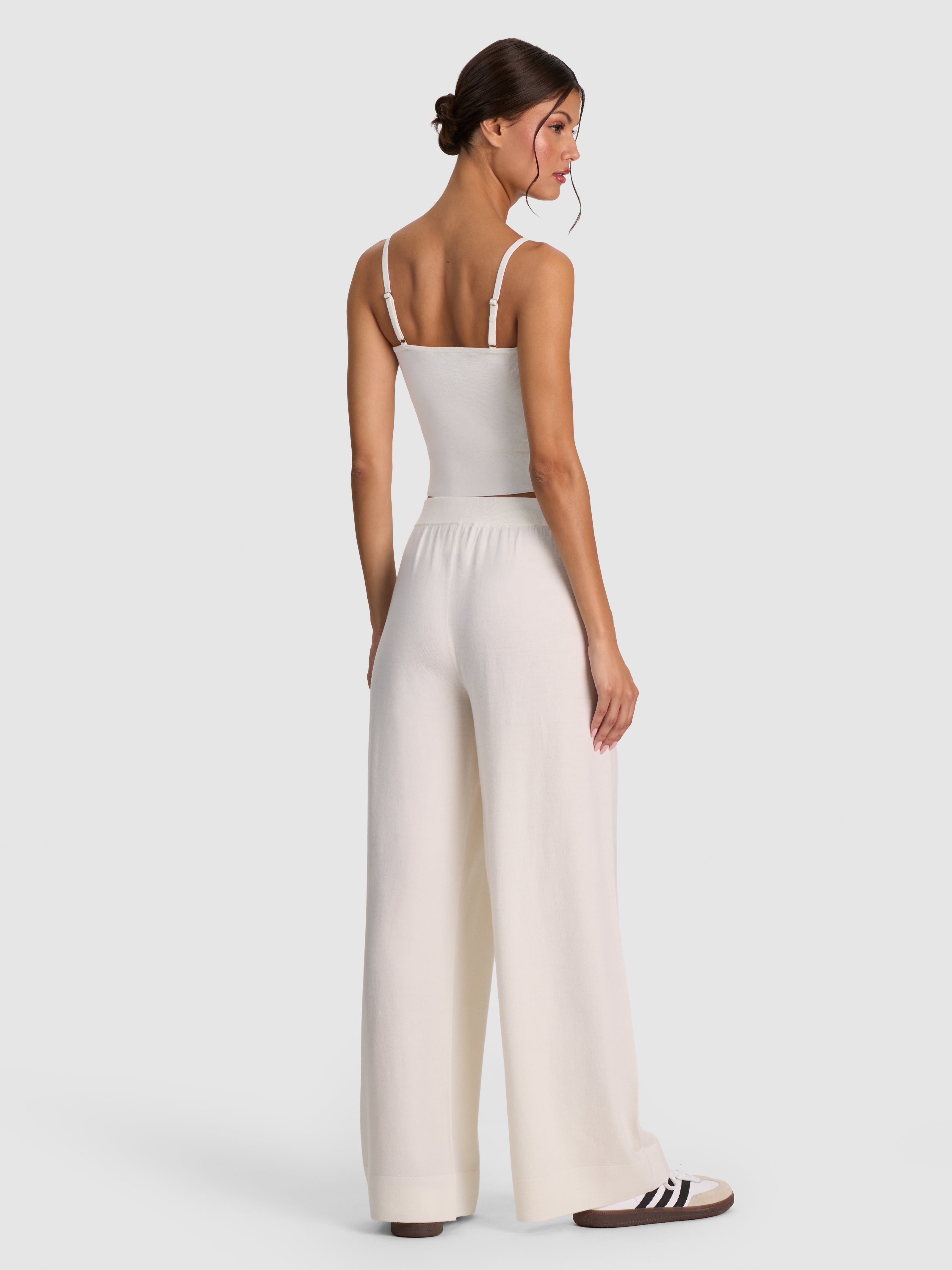 MACK KNIT PULL ON PANT-SOFT WHITE-ALICE + OLIVIA
