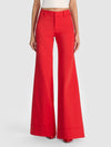 PANTALON ÉVASÉ LARGE VALENTINE LR AVEC REVERS-CANDY APPLE-ALICE + OLIVIA