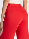 PANTALON ÉVASÉ LARGE VALENTINE LR AVEC REVERS-CANDY APPLE-ALICE + OLIVIA