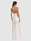 PANTALONI ATHENA TRASPARENTI CON PAILLETTES-OFF WHITE-ALICE + OLIVIA