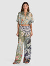 PANTALONI ALLA CAVIGLIA A VITA MEDIA CON COULISSE-MASTERPIECE E-ALICE + OLIVIA