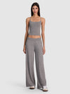 MACK KNIT PULL ON PANT-MEDIUM HEATHER GREY-ALICE + OLIVIA