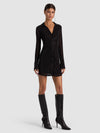FREYA ROBE BOUTONNÉE CINTREÉ – NOIR/OR-ALICE + OLIVIA