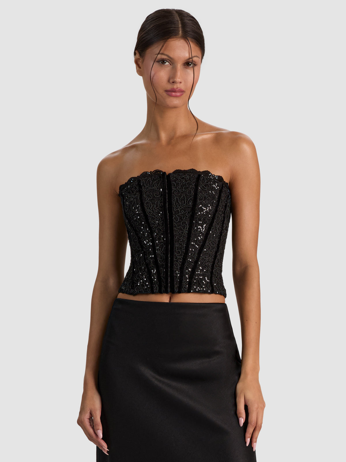 COSETTE CORSET LUNGO SENZA SPALLINE-ALICE + OLIVIA