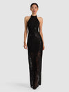 KOI EMBELLISHED MAXI DRESS-Black-ALICE + OLIVIA