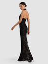 KOI EMBELLISHED MAXI DRESS-Black-ALICE + OLIVIA