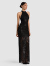 KOI EMBELLISHED MAXI DRESS-Black-ALICE + OLIVIA