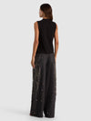 TOP CON CATENE DECORATIVE DEDE-Black-ALICE + OLIVIA