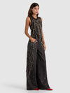 TOP CON CATENE DECORATIVE DEDE-Black-ALICE + OLIVIA