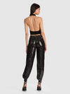 Top a vogatore incrociato sul collo Erin-Black-ALICE + OLIVIA