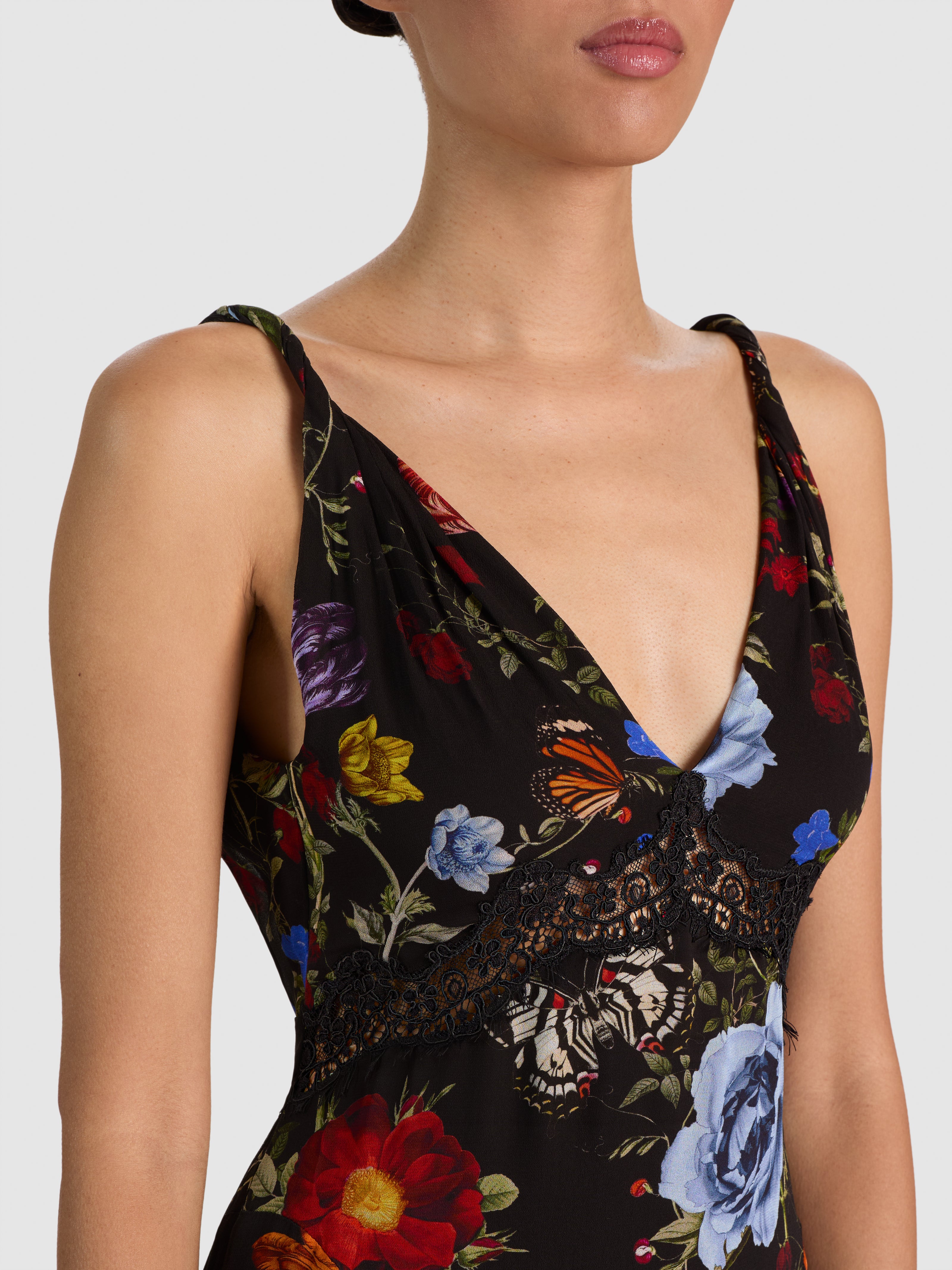 NISA TWIST STRAP MAXI DRESS-MOONLIT MANOR-ALICE + OLIVIA