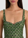 EVE HAUT COURT EMBOUTI-MEADOW GREEN-ALICE + OLIVIA
