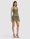 EVE HAUT COURT EMBOUTI-MEADOW GREEN-ALICE + OLIVIA