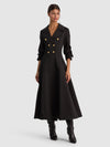 ELLIE GODET TRENCH COAT-Black-ALICE + OLIVIA