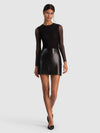 MINIABITO SYDNEY SVASATO IN SIMILPELLE VEGANA-ALICE + OLIVIA