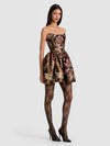 HELENA STRAPLESS MINI DRESS-NOIR ELEGANCE BLUSH-ALICE + OLIVIA