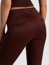 OLIVIA WOOL BOOTCUT PANT-DARK CHOCOLATE-ALICE + OLIVIA