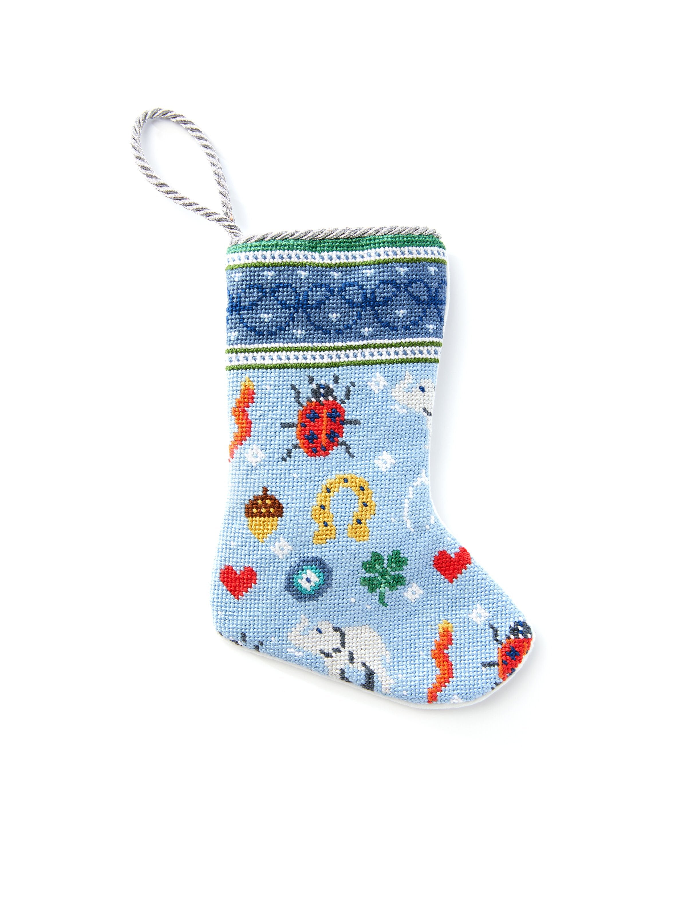 LUCK BE A LADY BAUBLE STOCKING-MULTI-ALICE + OLIVIA