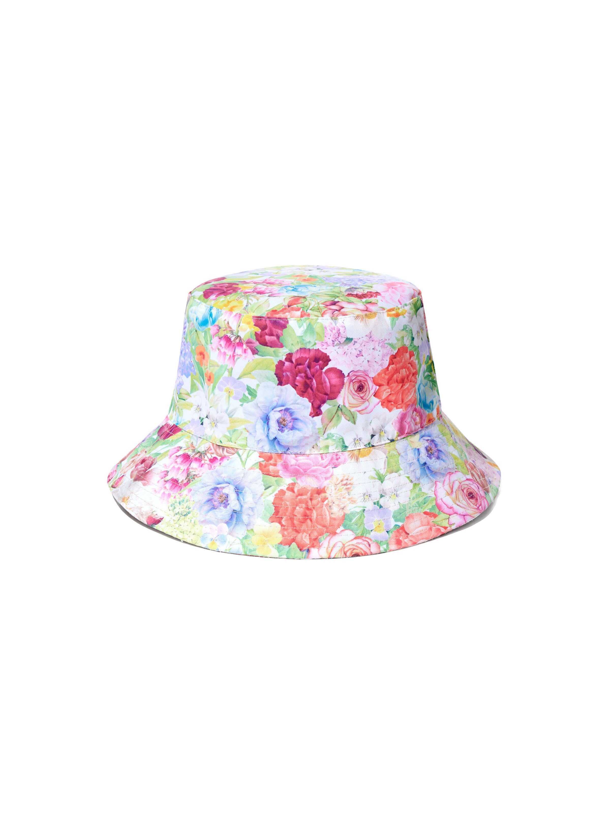LIYA REVERSIBLE BUCKET HAT-DAWN FLORAL-ALICE + OLIVIA