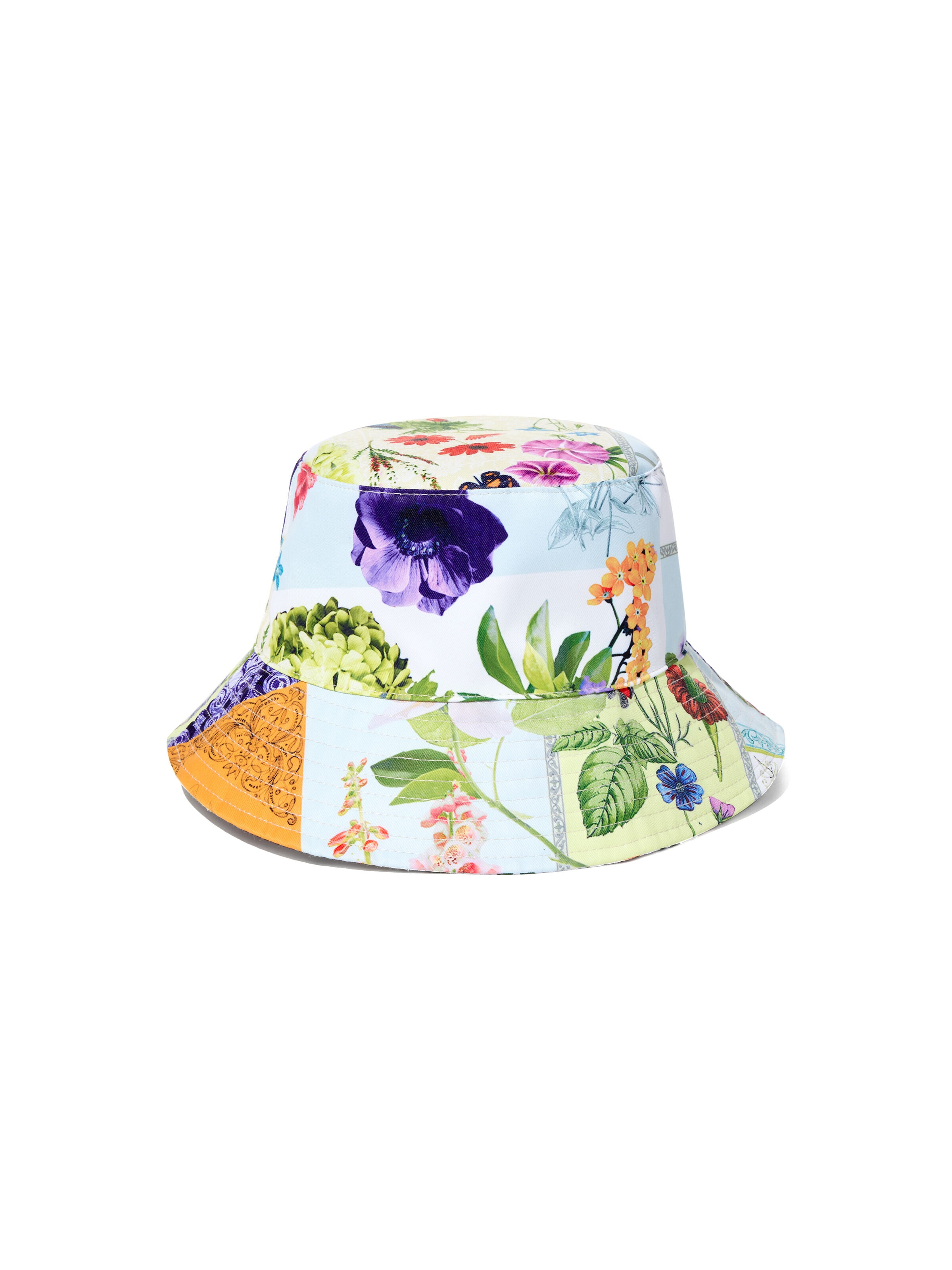 LIYA REVERSIBLE BUCKET HAT-DAWN FLORAL-ALICE + OLIVIA