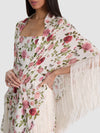 MESHA SHAWL-GARDEN GOSSIP OFF WHITE-ALICE + OLIVIA